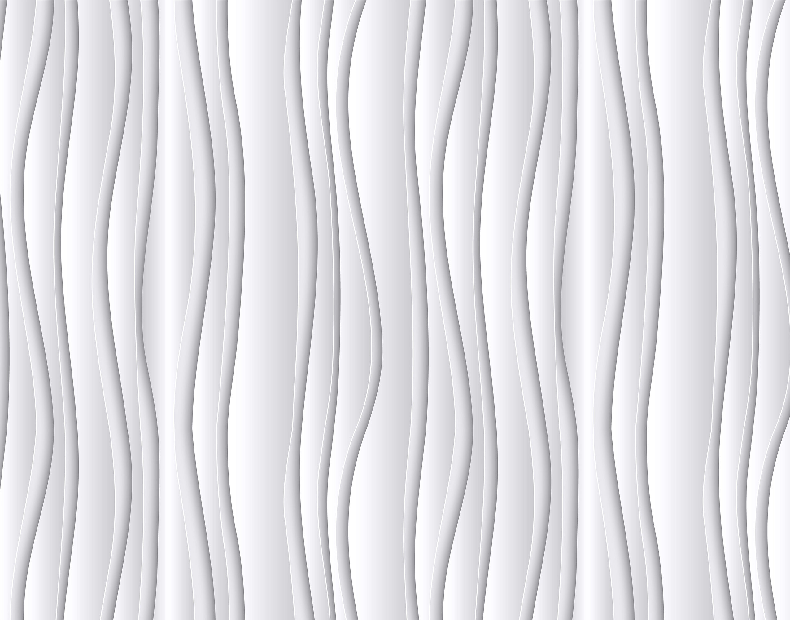 Beyaz Dalga Dokusu Modern Akış ve Minimalist Elegans Duvar Kağıdı